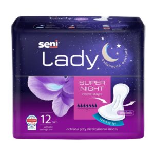 Wkładki urologiczne 12szt Seni Lady Super Night